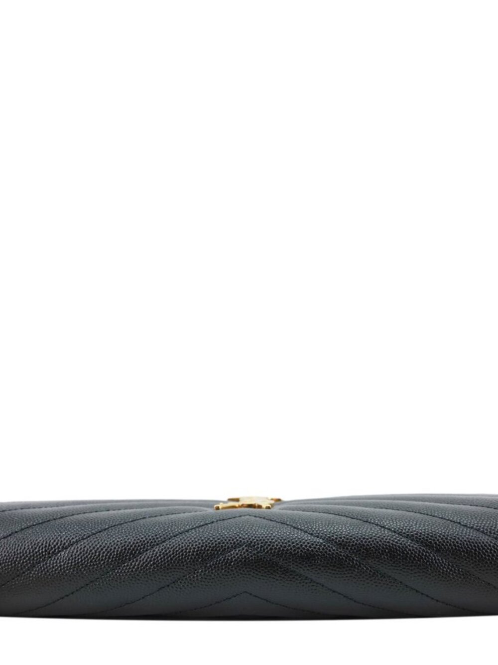 Yves Saint Laurent Cassandra Matelasse Grain De Poudre Chain Wallet Black - Picture 5 of 15